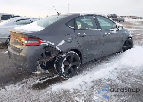 2016 Dodge Dart Gt из США, поврежденный, VIN 1C3CDFEB1GD538986